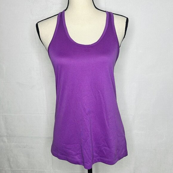 Nike Dri-Fit Women's Knit Racerback Tank Top Purple Size M - Picture 1 of 7